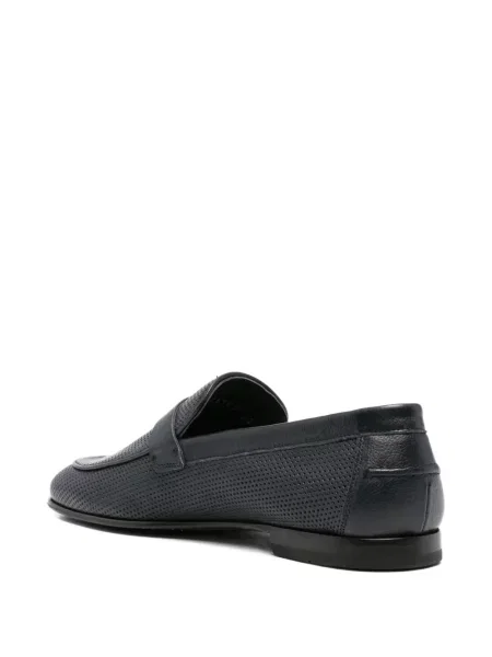 Pantofi loafer John Harrison din piele albastru