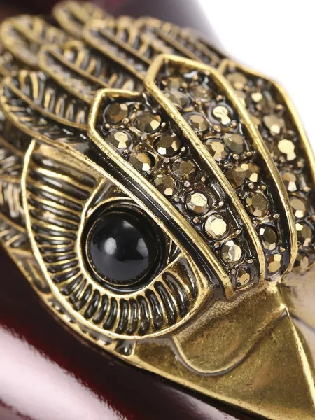 Кожаные большие туфли Kurt Geiger London бордовые