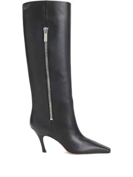 Botine Amina Muaddi negru