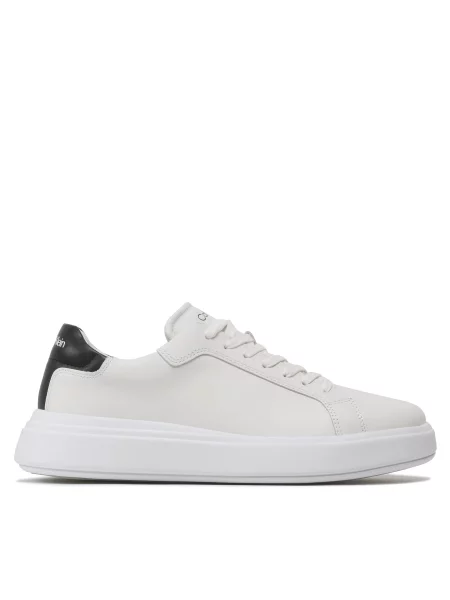 Tenisice Calvin Klein Low Top Lace Up Lth bijela