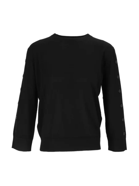 Sweter Kangra wełniany czarny