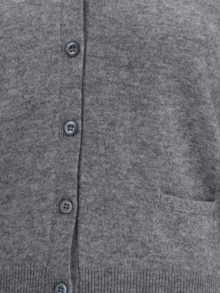 Cardigan Prada cu decolteu în V gri