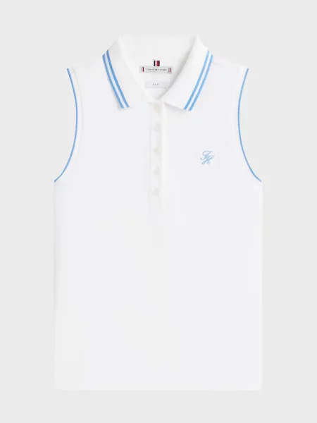 Поло Tommy Hilfiger біле
