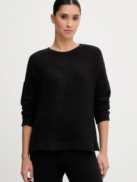 United Colors of Benetton longsleeve piżamowy czarna