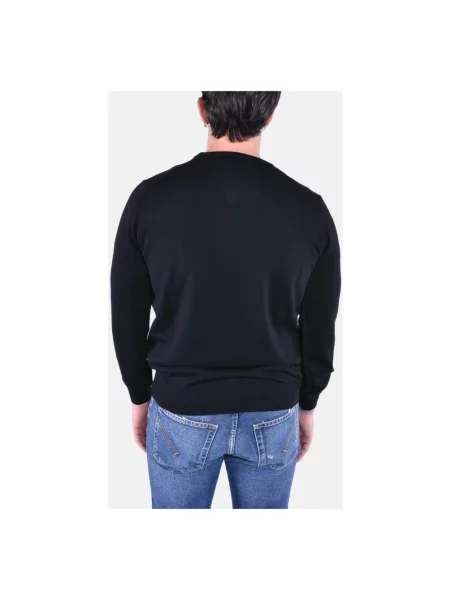 Sweter Kangra wełniany czarny