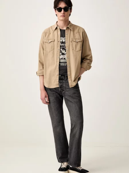 Levi's srajca BARSTOW WESTERN STANDARD bež
