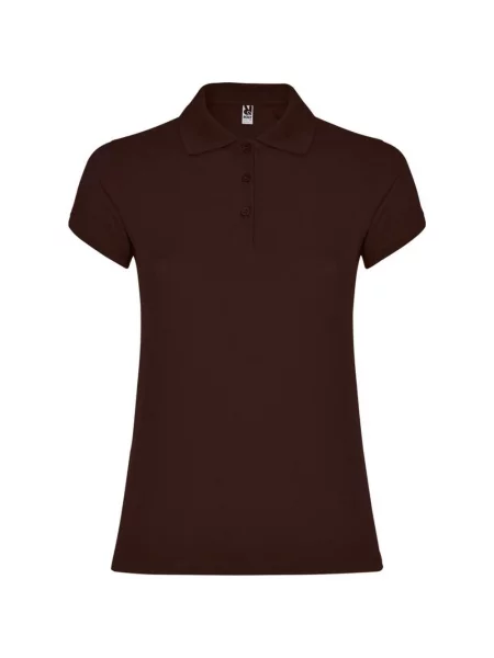 Koszulka Polo W brązowa
