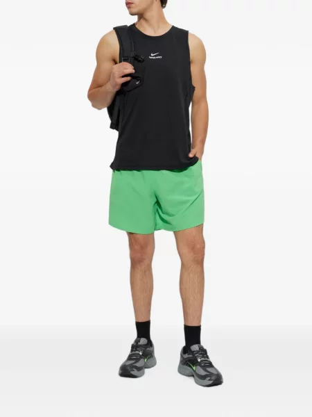 Флийс суитчър Nike с принт с връзки червено