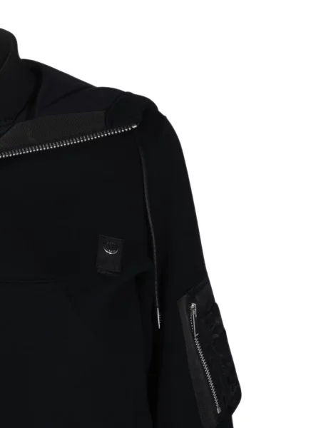 Geacă Sacai cu glugă negru