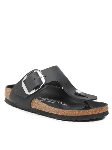 Birkenstock Natikače Gizeh Big Buckle crna