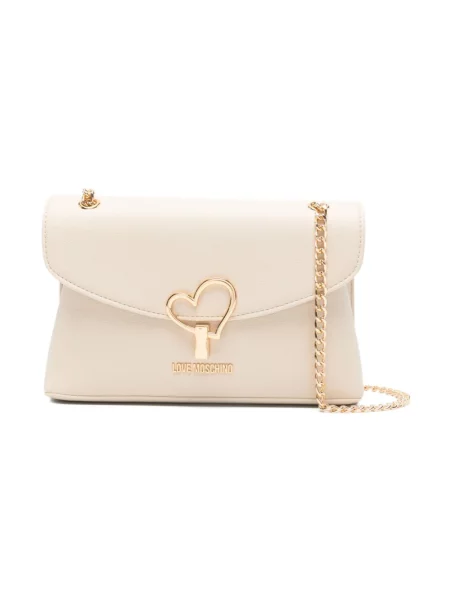 Torebka crossbody Love Moschino beżowa
