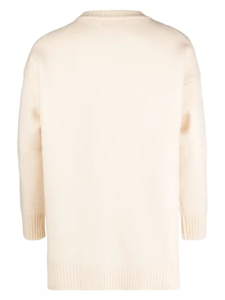 Vilnonis raštuotas megztinis Jil Sander