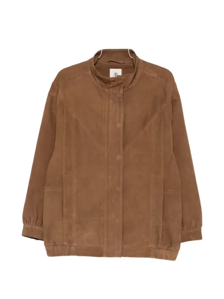 Geacă The Garment din piele de căprioară maro