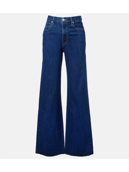 Blugi Slvrlake cu talie înaltă albastru