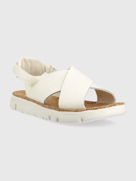 Usnjeni sandali Camper Oruga Sandal bela