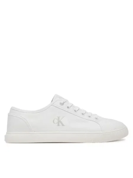 Calvin Klein Jeans Tenisówki Ess Vulc Low Mg Canvas biały