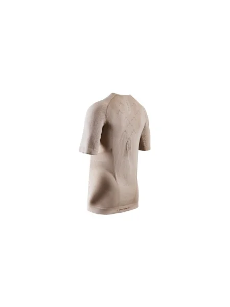 Pánske Tričko X-bionic Xceed Run Shirt Béžovo-hnedé béžová