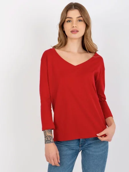 Bluză Fashionhunters roșu