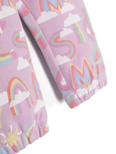 Spodnie dziecięce Stella Mccartney fioletowe