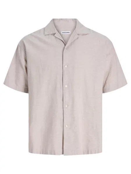 JACK & JONES Košulja JJEBREEZE kameno siva bež