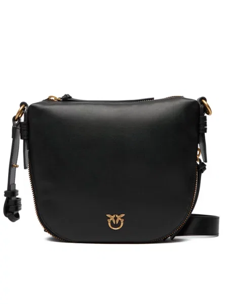 PINKO Τσάντα Hobo Zip Around Mini Ai PLTT μαύρο