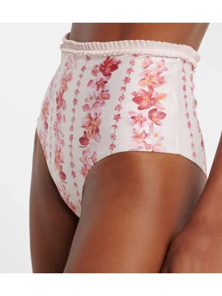 Bikini Agua By Agua Bendita cu model floral alb