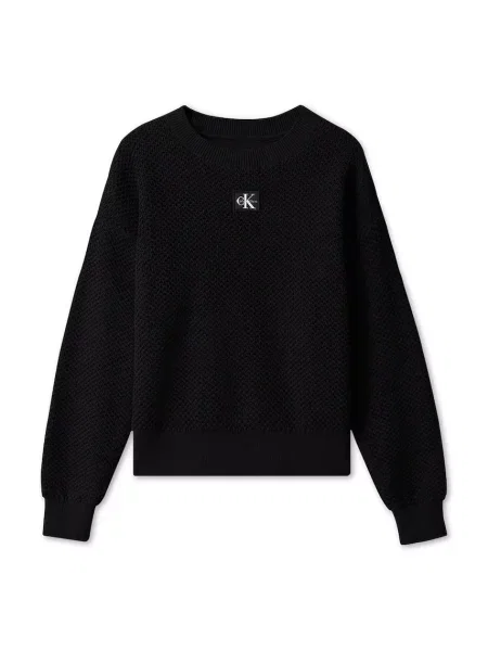 Calvin Klein Jeans pulover pentru copii din negru
