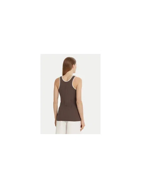 Max Mara Leisure Felső Sax Slim Fit barna