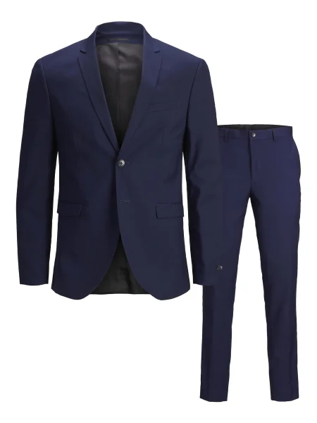 JACK & JONES Obleka COSTA temno modra