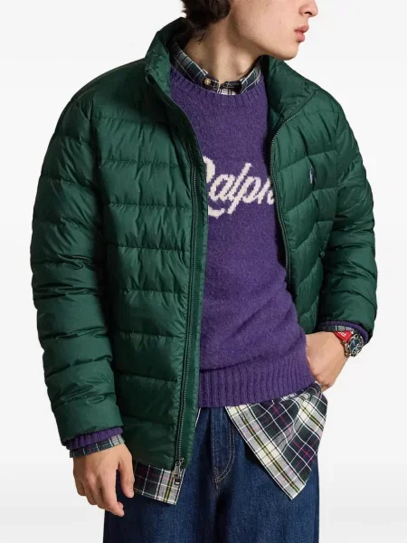 Scurt șapcă Polo Ralph Lauren cu broderie din jerseu maro