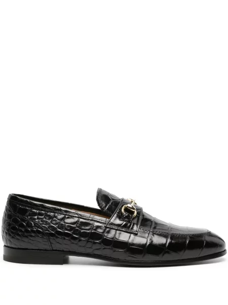 Pantofi loafer Scarosso din piele negru