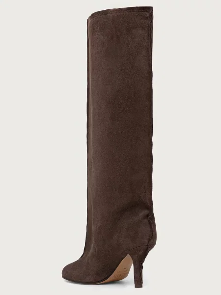 Maison Margiela csizma női velúr barna
