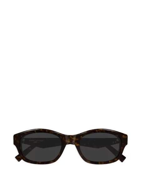 Ochelari de soare rotunzi Saint Laurent Eyewear maro