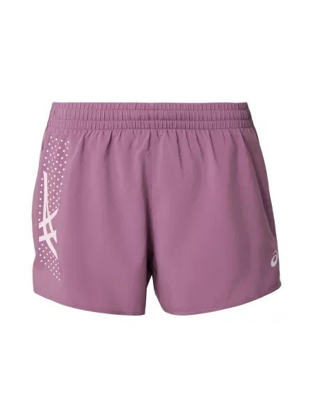 ASICS Sportske hlače sivkasto mauve ljubičasta