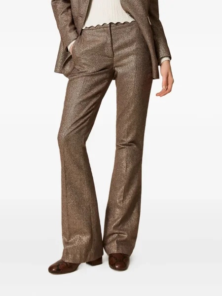 Pantaloni Twinset maro