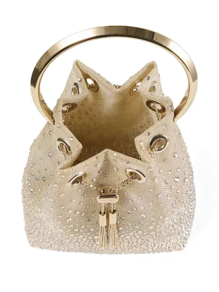 Чанта тип bucket Jimmy Choo с кристали