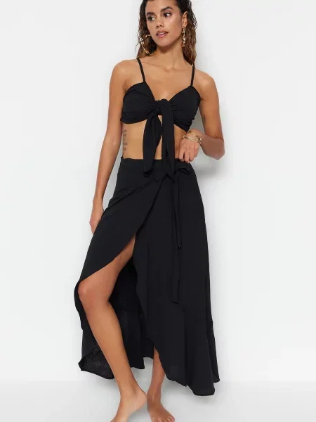 Fustă Trendyol negru