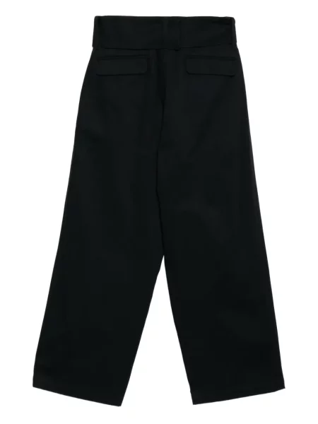 Pantaloni Facetasm cu broderie albastru