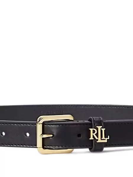 Curea Lauren Ralph Lauren din piele negru