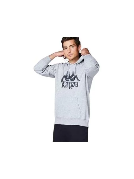 Majica Kappa s kapuljačom siva
