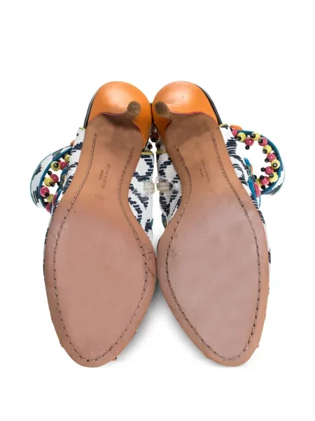 Sandály Sophia Webster s korálky bílé