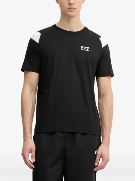 Tricou Ea7 Emporio Armani cu imagine negru