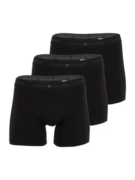 Tommy Hilfiger Underwear Boxeri gri metalic negru