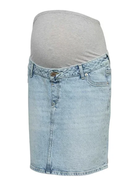 Vero Moda Maternity Fustă VMMTESSA denim albastru