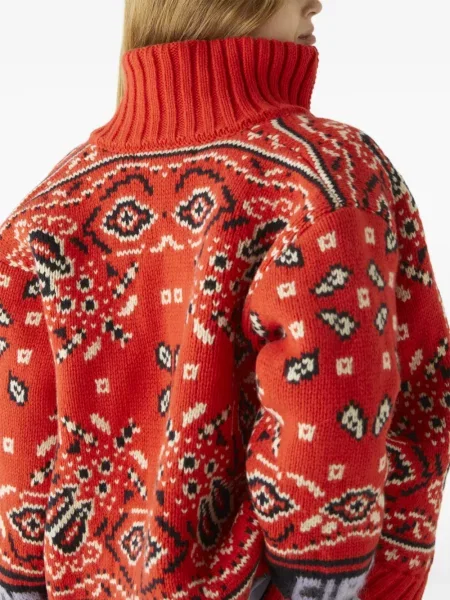 Cardigan Giada Benincasa tricotate roșu