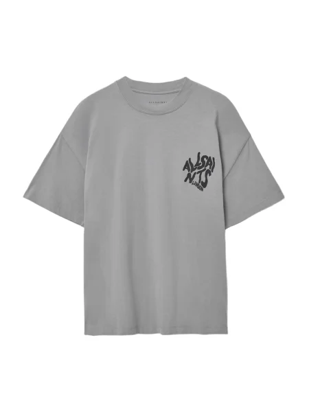 AllSaints Tricou gri negru