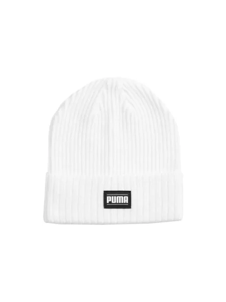 Klasická rebrovaná čiapka beanie Puma čierna