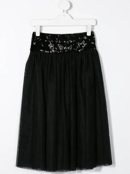 Spódnica dziecięca Balmain czarna