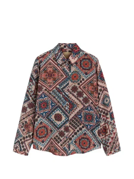 Koszula Momoni z nadrukiem różowa