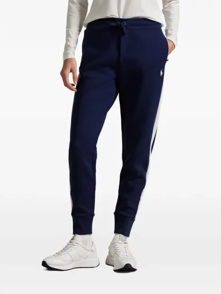 Велурени бягане с яка чорапи Polo Ralph Lauren синьо